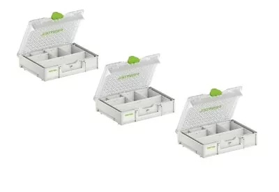 £130 • Buy Festool Systainer Orgainser Sys 3 M 89 6xESB 204854 Triple Pack