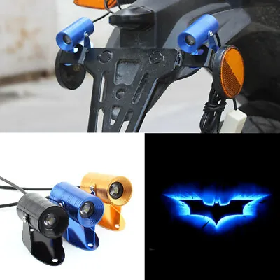 1x Blue Dark Knight Batman Logo Spotlight Laser Projector LED Motorcycle Light • $17.94