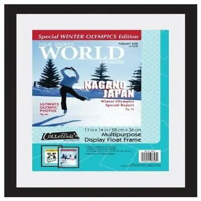 11x14 Inch Magazine Display Float Frame Black (40946) • $38.49