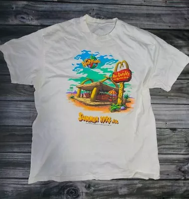 1994 The Flintstones McDonald's Single Stitch T-Shirt Adult XL NEW USA Vintage • $39.99