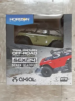 Axial SCX24 Deadbolt 1/24 RTR Scale Mini Crawler Green AXI90081T2 Brand New!! • $109.99