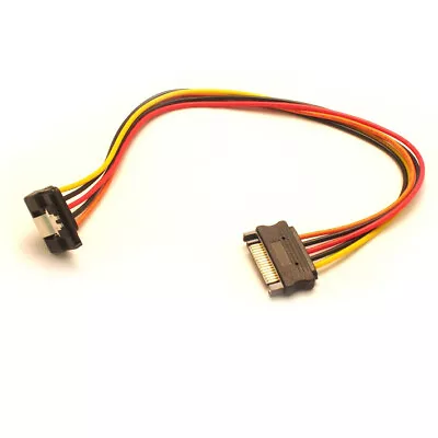 15 Pin SATA Male And Female Power Cable Right Angle • $2.25