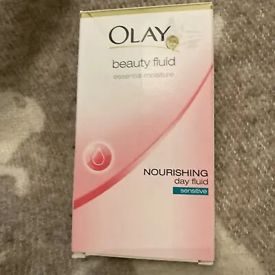 Olay Nourishing Moisture Beauty  Day Fluid Sensitive 100ml. Excellent. MR16039 • £3