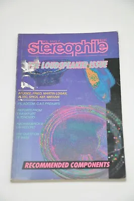 $7.99 • Buy Stereophile Magazine Volume 9 No 7 November 1986