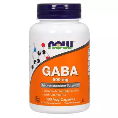 NOW Foods Gaba 100 Veg Caps • $10.21