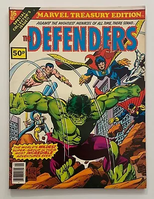 Marvel Treasury Edition #16 The Defenders (Marvel 1978) FN/VF RARE • £39