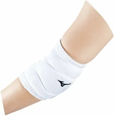 Mizuno Volleyball Elbow Supporter With Pad V2MY8014 White Black Free Size • $23.27