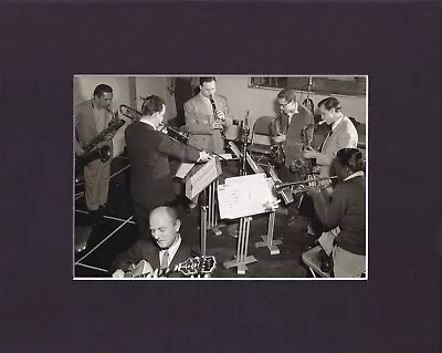 8X10  Matted Print Photo Picture Music: Miles Davis Metro All-Stars 1950 • $13.99