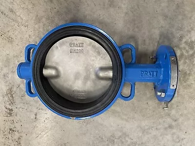 New Pratt 8  Di Butterfly Valve Bf-8681 Rubber Seated Stainless Steel Disc R18 • $358