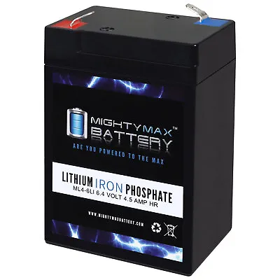 Mighty Max 6V 4.5AH Lithium Replacement Battery Compatible With Solar Panel • $24.99