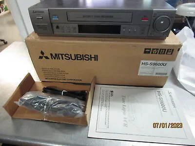 Mitsubishi HS-S9600U Security S-VHS TBC Video Player/Recorder NOS • $899.98