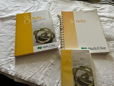 MATH U SEE * Delta * Instruction Manual Teachers Guide And DVD Set • $27.99