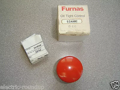 Furnas Oil Tight Control 52AAM2  Red Push Button New In Box • $11.99