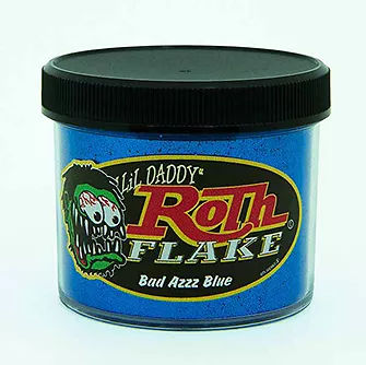 Lil Daddy Roth Metal Flake Bad Azzz Blue Standard .015 Size - 2 Oz Of Flake • $26.99