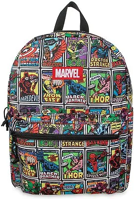 Marvel Super Hero Backpack NEW Comic Look Thor Ironman And More! • $19.55