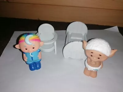 £24.95 • Buy Cloud Babies Bundle Cbeebies Bobo And Baba Blue White Figure And Items