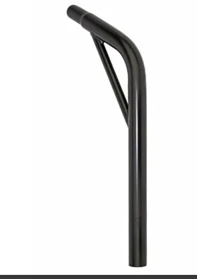 New Black Laid Back Seat Post With Brace  25.4 Mm For Bicycles  • $19.99