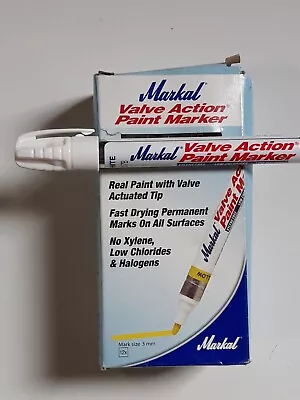 Markal 96820 Lot Of 4  Ea White Valve Action Paint Marker • $9.99