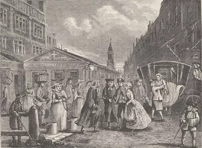 THE FLEET PRISON. A Wedding In The Fleet (18th Century). London C1880 Print • £5