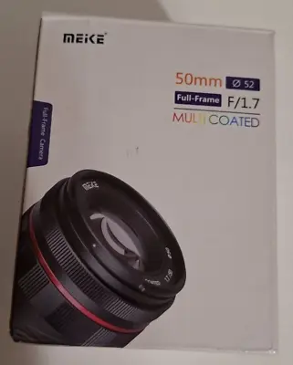 Meike MK 50mm F/1.7 Large Aperture Manual Focus Lens For Nikon Z-mount • $78.12