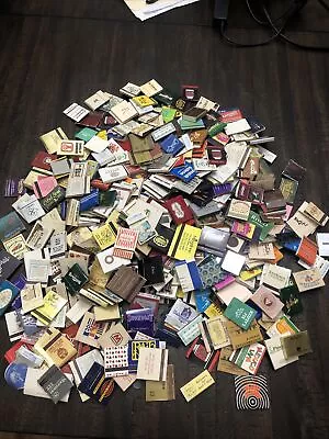 Lot Of Vintage Matchbook Retro USA Mixed 400 Plus Matchbooks 3 Plus Pounds • $19.37