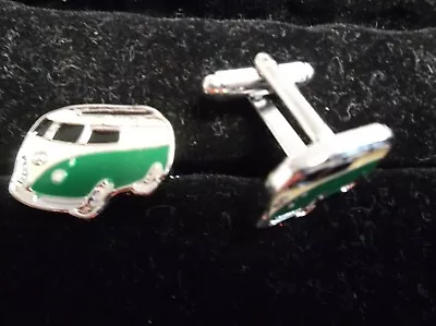 £14.83 • Buy Enamel VW Van Cufflinks