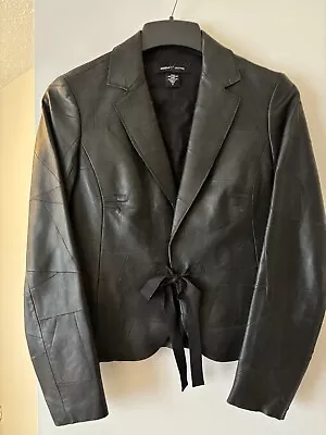 Moda International VTG NWOT Size 2 100% Leather Jacket • $49