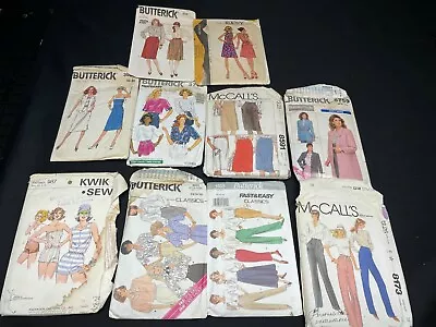 LOT OF 10 VINTAGE PATTERNS Dresses/Skirts (D4) • $12.90