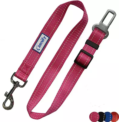 Zenify Dog Car Seat Belt Seatbelt Lead Puppy Harness - Heavy Duty Adjustable Car • $18.97