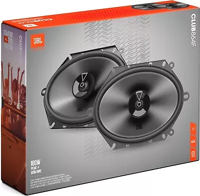 New Pair JBL CLUB 864F 180 Watt 6  X 8  5x7 2-Way Coaxial Speakers 6X8 5  X 7  • $78.95