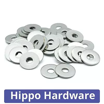 £4.47 • Buy M4 M5 M6 M8 M10 M12 Penny Repair Mudguard Washers For Bolts A2 Stainless Steel