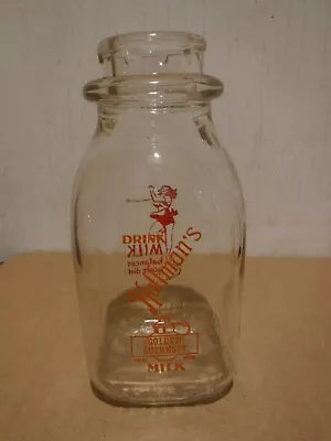 Square Hoffman's Dairy Milk Bottle Gratz PA • $7