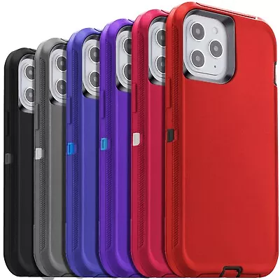 Shockproof Case For IPhone 15 14 13 12 11 Pro Max XR Xs 6 8 7 Plus SE Heavy Duty • $8.45