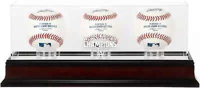 Los AngelesDodgers 2020 World Series Champs Logo 3-Baseball Display Case • $71.99