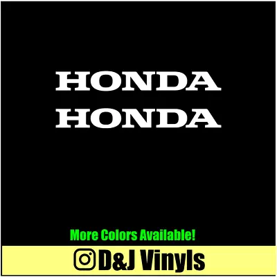 2x HONDA Vinyl Decal Sticker JDM Motorcycle Civic Racing • $2.90