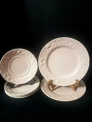 PINK ENGLISH COUNTRYSIDE MIKASA (2) 8.25  Salad Plates (4) Saucers 6.25  Pretty! • $28.97