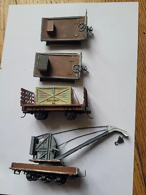 O.16.5 Gauge Wagons X 4 • £35