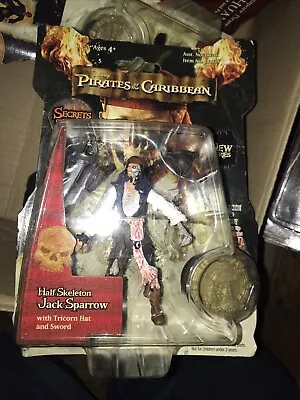 Pirates Of The Caribbean Jack Sparrow Action Figure With Tricorn Hat And Sword • £10