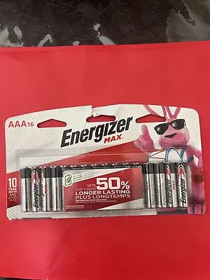 Energizer Max Alkaline AAA Batteries - Pack Of 16 • $11.99