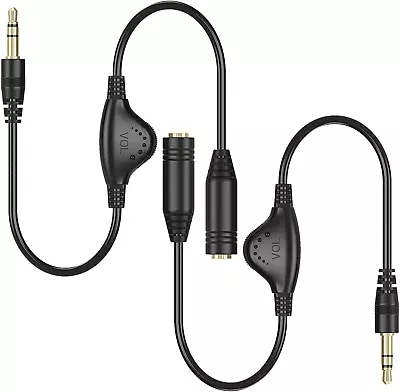 Inline Volume Sound Control Adapter Cable Aux Extension For 3.5MM Headphone Roku • $9.97