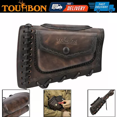 Tourbon Rifle Recoil Pad Cheek Rest Riser Shotgun Buttstock Cover W/Pouch LOPADD • $119.89