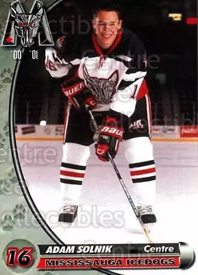 2000-01 Mississauga Ice Dogs #20 Adam Solnik • $2.19