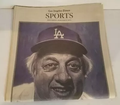 Tommy Lasorda Forever A Boy In Dodgers Blue LA Times Newspaper 1/9/2021 Complete • $3.99