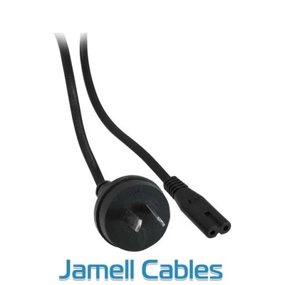 $4 • Buy IEC C7 Figure 8 Socket To 2 Pin Plug Mains Power Lead 1m