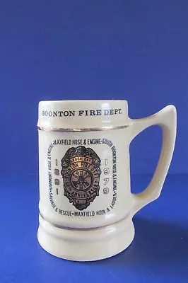 Vintage Boonton Fire Dept. Labor Day 88th Anniversary Cup Mug Beer Stein • $29.99