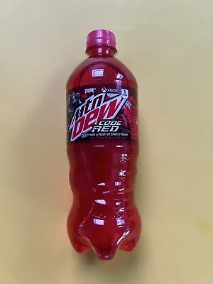 Mountain Dew Code Red 2023 DOOM XBOX Full Unopened 20oz Bottle • $19.95