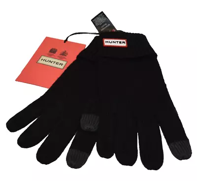 Hunter Play Essential Knit Gloves Black New! NWT • $22.99