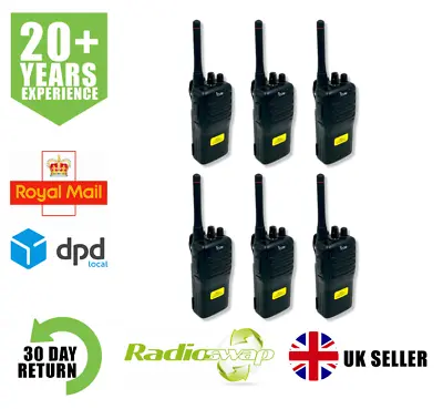 Icom Ic-f25 Uhf 4 Watt Business Walkie-talkie Two Way Radios X 6 • £295