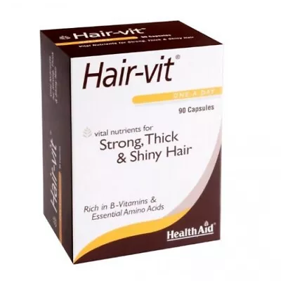 HealthAid Hair-vit - 90 Capsules • £21.99