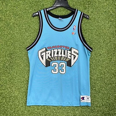 Vintage Antonio Daniels #33 Vancouver Grizzlies NBA Champion Jersey Size 44 XL • $199.99